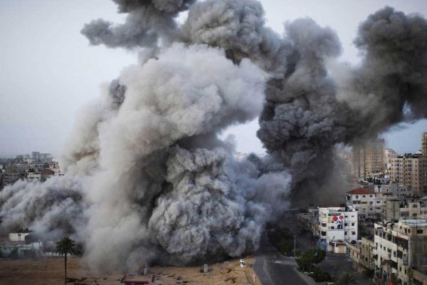 اسراییل جنوب غزه را بمباران کرد