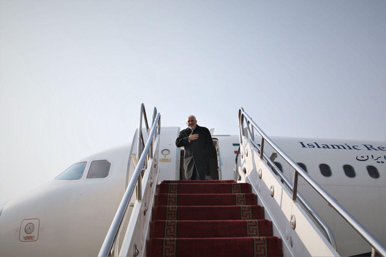 ظریف تهران را به مقصد کویت ترک کرد