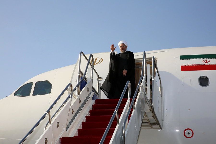 روحانی، سوئیس را به مقصد اتریش ترک کرد