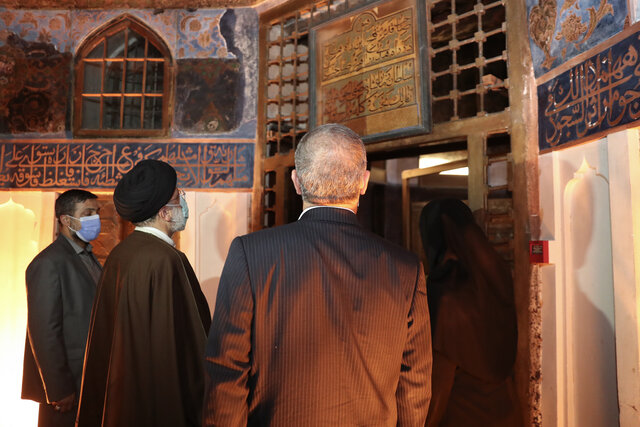 رییسی از بقعه شیخ صفی‌ الدین اردبیلی بازدید کرد