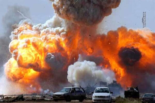 انفجار هولناک در انبار نفت بیروت + فیلم
