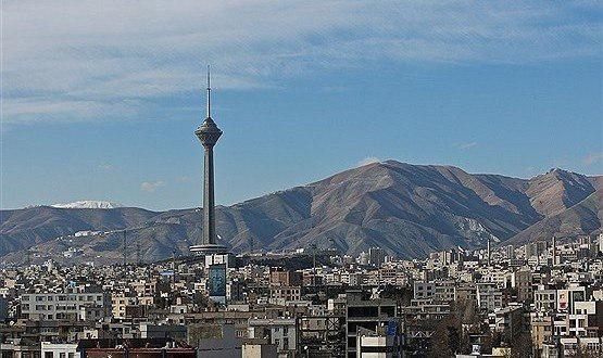 دمای هوای تهران ۳درجه گرم می‌شود