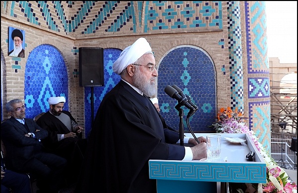 روحانی از کشف یک میدان جدید نفتی بزرگ خبر داد +فیلم