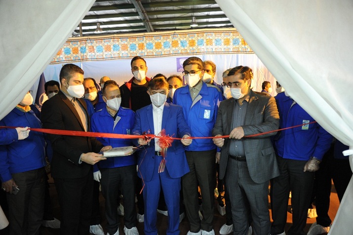 افتتاح خط تولید ماسک تنفسی در شرکت مهرکام‌پارس 