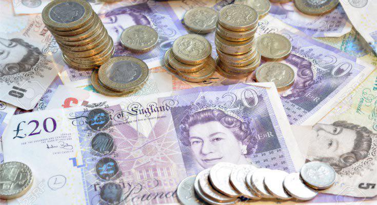 ارزش پوند انگلیس به پایین‌ترین حد خود در ۳هفته گذشته رسید