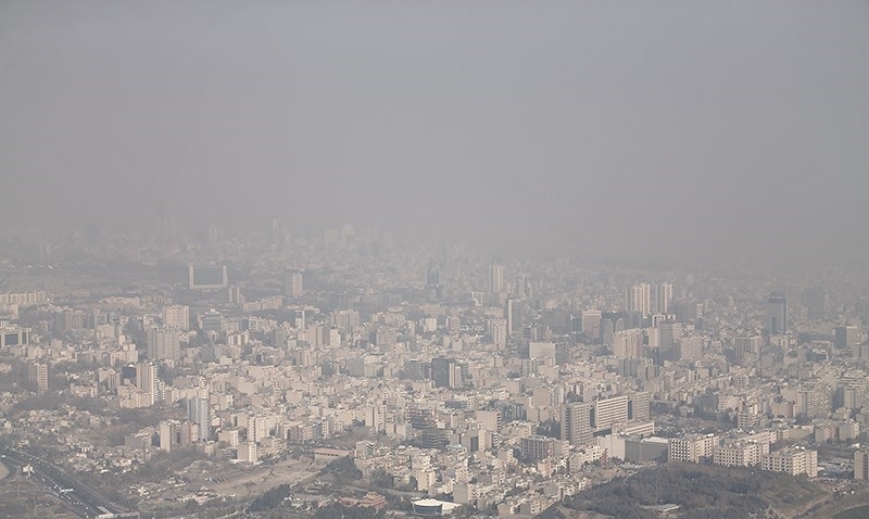 هوای تهران در شرایط ناسالم قرار گرفت