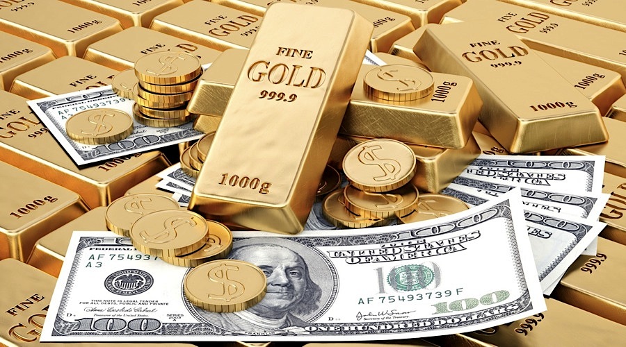 تضعیف ارزش دلار قیمت طلا را۴ دلار افزایش داد