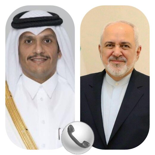 گفت‌وگوی تلفنی وزیران خارجه ایران و قطر