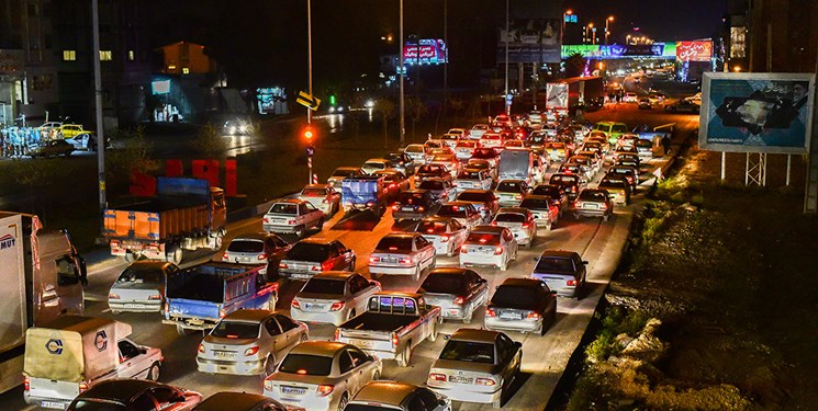 ترافیک نیمه سنگین در ورودی شرقی پایتخت