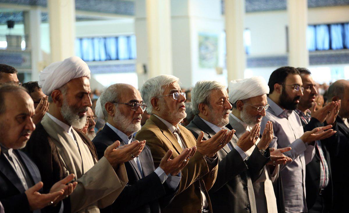 چهره‌هایی که در نماز عید فطر امسال حاضر شدند +عکس