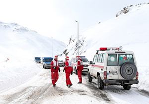  امدادرسانی به ۳۷۸ نفر و رهاسازی ۷۲ خودرو از برف 