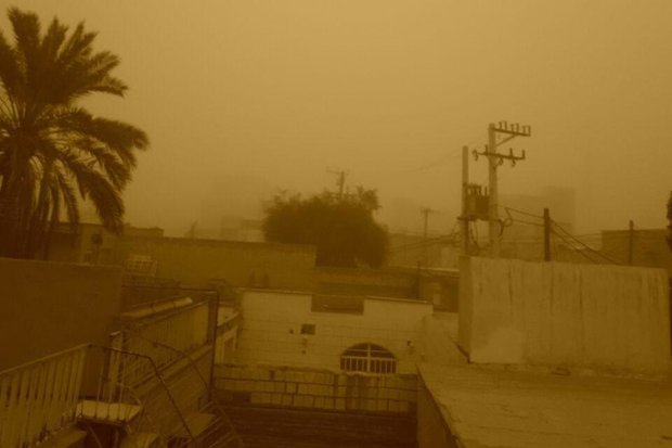 گردوغبار خوزستان را فراگرفت