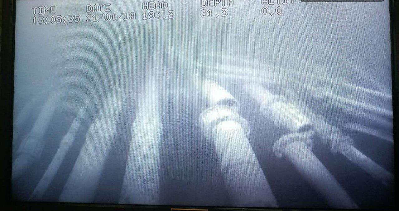 اولین تصاویر ارسالی ربات اعزامی به نفتکش سانچی