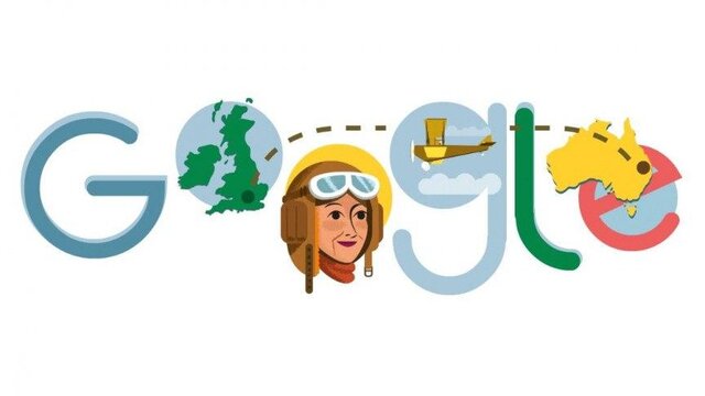 تغییر لوگوی گوگل به افتخار یک زن