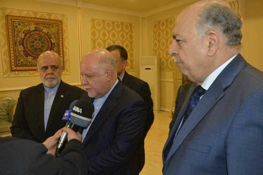 سفر وزیر نفت ایران به بغداد یک روز پس از دیدار پمپئو با مقامات عراقی/ سرمایه‌گذاری در میدان‌های مشترک نفتی دو کشور
