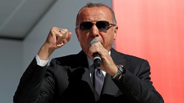 اردوغان: ترکیه در تلاش است تا آرامش به منطقه بازگردد