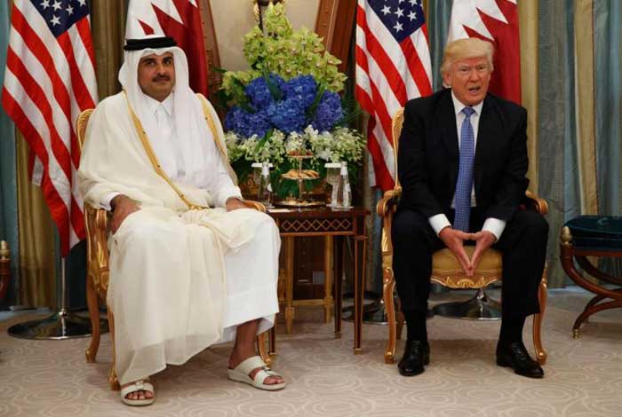 امیر قطر دعوت ترامپ را رد کرد