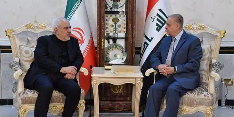 گفتگوی تلفنی وزیر خارجه عراق با ظریف در پی شهادت سردار سلیمانی