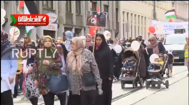 راهپیمایی روز قدس در اتریش +فیلم