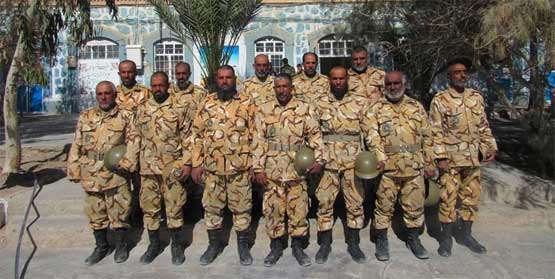  سربازان ریش سفید پادگان خاش +عکس