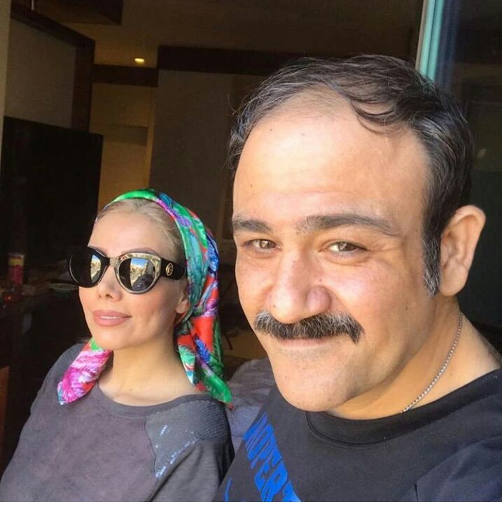 عکس جدید از مهران غفوریان و همسرش