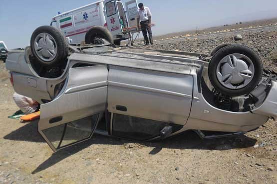 ۱۰۰واژگونی خودرو در یک روز در خوزستان