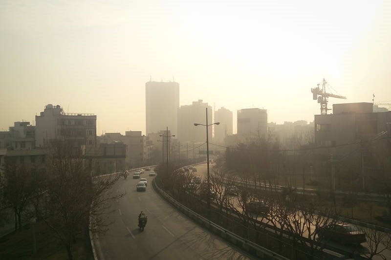 هوای تهران در محدوده شرایط ناسالم