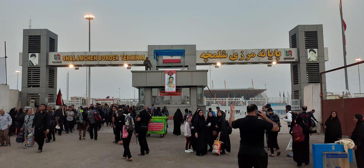 وضعیت نامناسب زائران در مرز عراق + فیلم