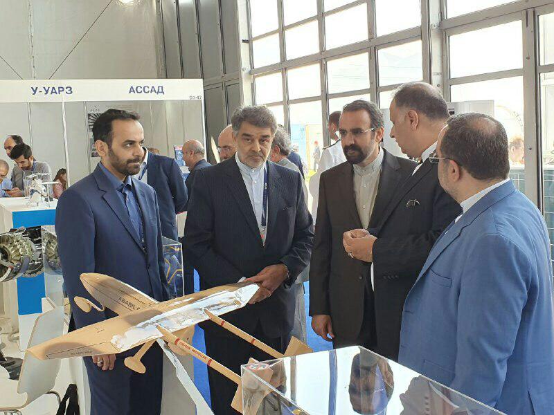 بازدید سفیر ایران از نمایشگاه بین‌المللی هوایی مسکو 