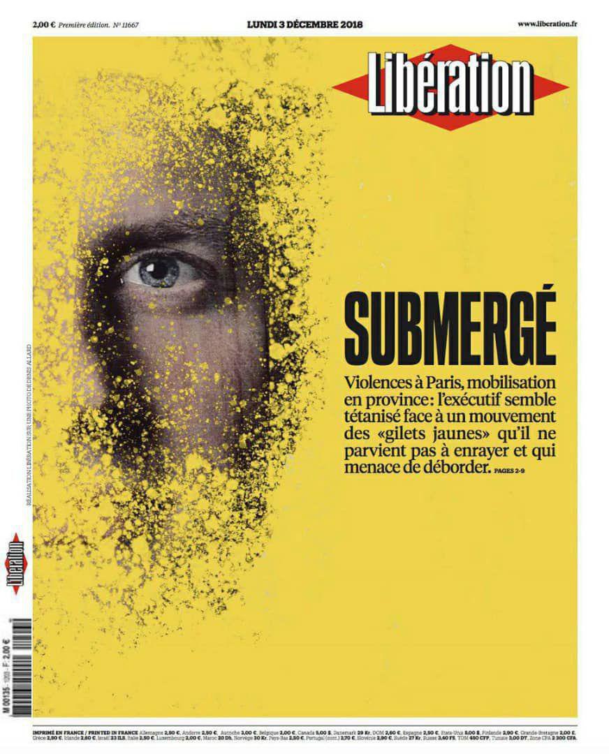 غرق شده؛ جلد امروز روزنامه فرانسوی لیبراسیون +عکس