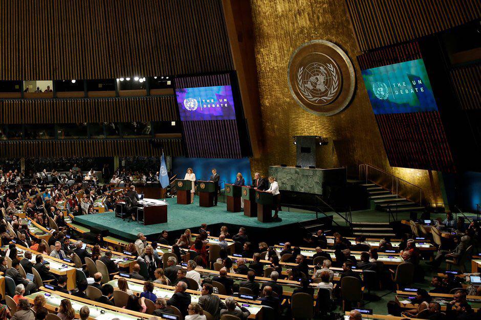 سکوت یک دقیقه‌ای در مجمع عمومی سازمان ملل به احترام شهدای خدمت ایران
