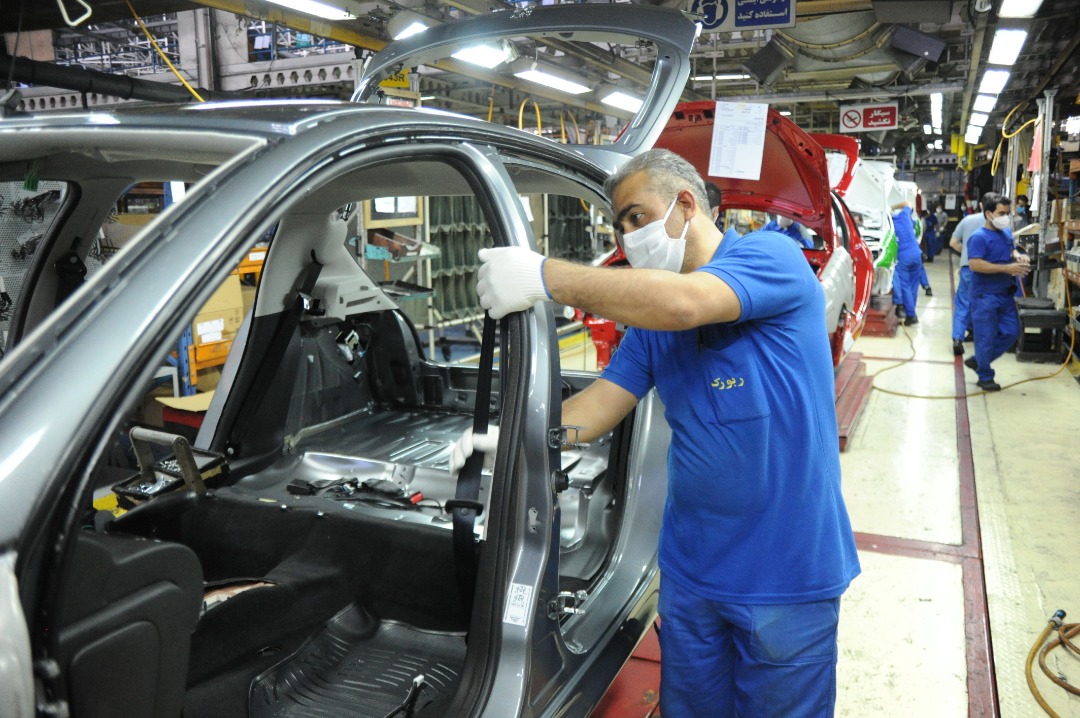 رشد ۴۵درصدی تولید در ایران خودرو