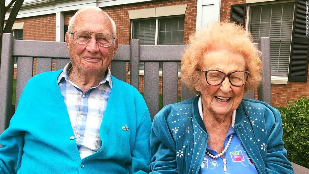 زن و مردی که در ۱۰۰سالگی ازدواج کردند +عکس