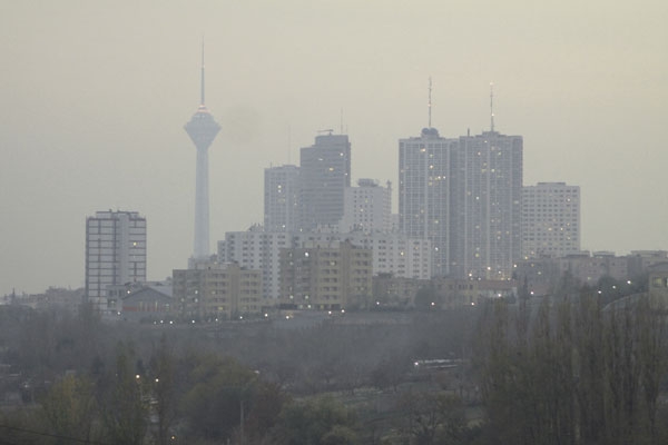 کیفیت هوای تهران ناسالم برای گروه‌های حساس +نمودار