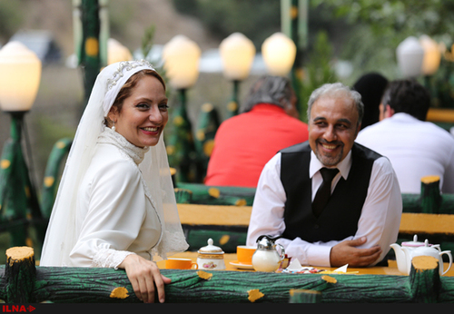 رضا عطاران و مهناز افشار در لباس عروسی +عکس