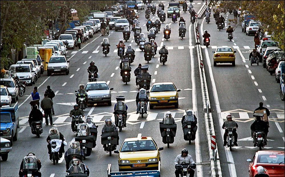 تردد ۳ میلیون موتورسیکلت در تهران