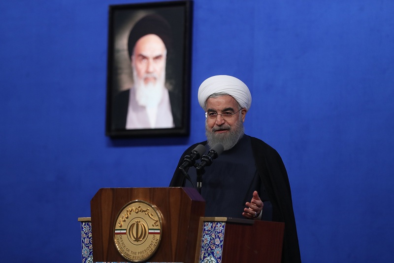 روحانی: پاسخ موشکی سپاه به جا بود +فیلم