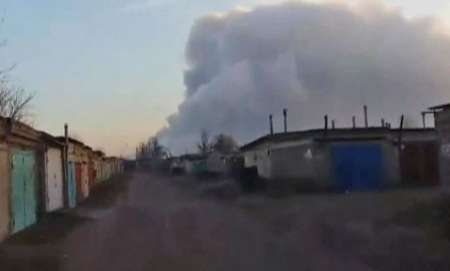 اوکراین برای مهار آتش سوزی مهمات از ناتو کمک خواست