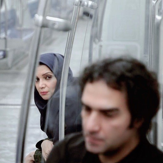 الهام پاوه‌نژاد در مترو +عکس