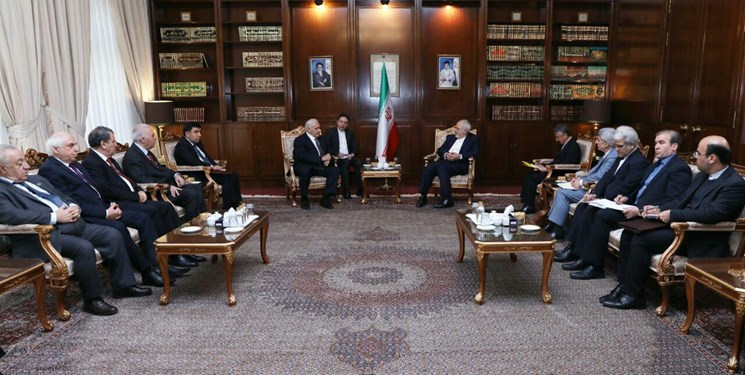رئیس مجلس ملی جمهوری آذربایجان با ظریف دیدار کرد