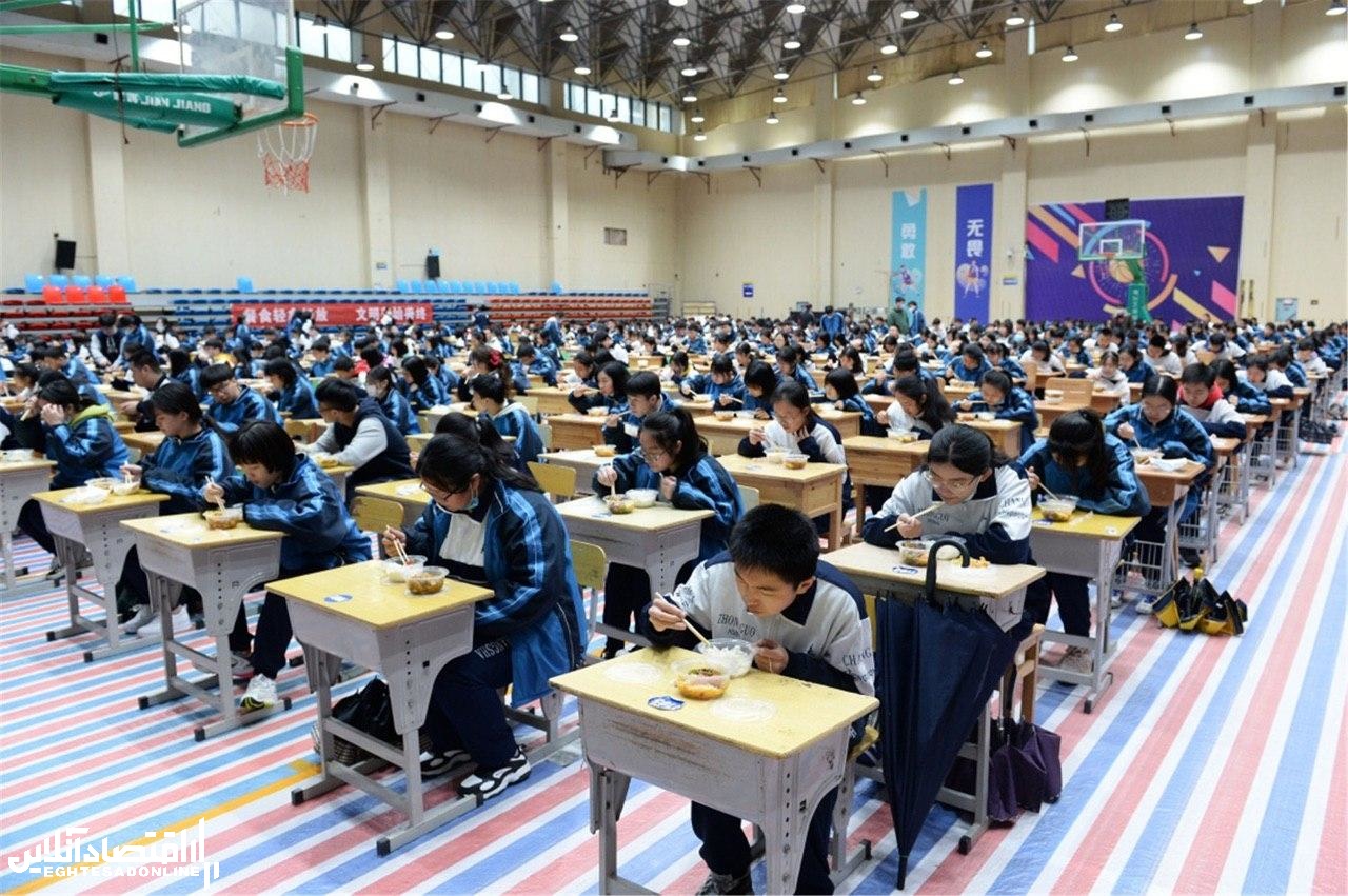 تغییر کاربری سالن‌های ورزشی برخی مدارس چین +عکس