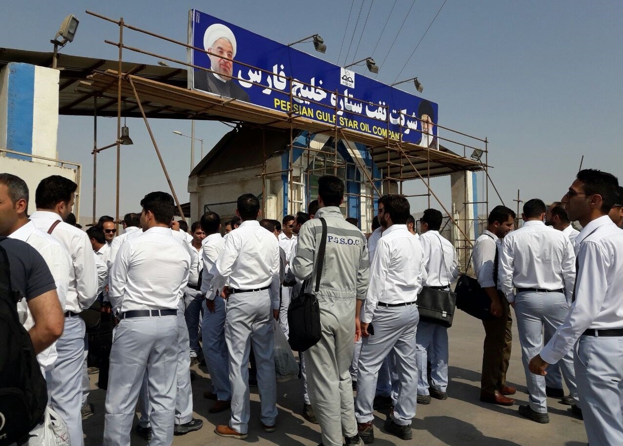 نیروهای ستاره خلیج فارس پس از اعلام"غیرقانونی بودن اخراج" +عکس
