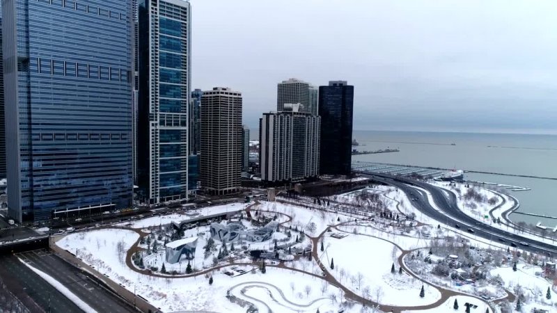 شیکاگو یخ زد!+فیلم 