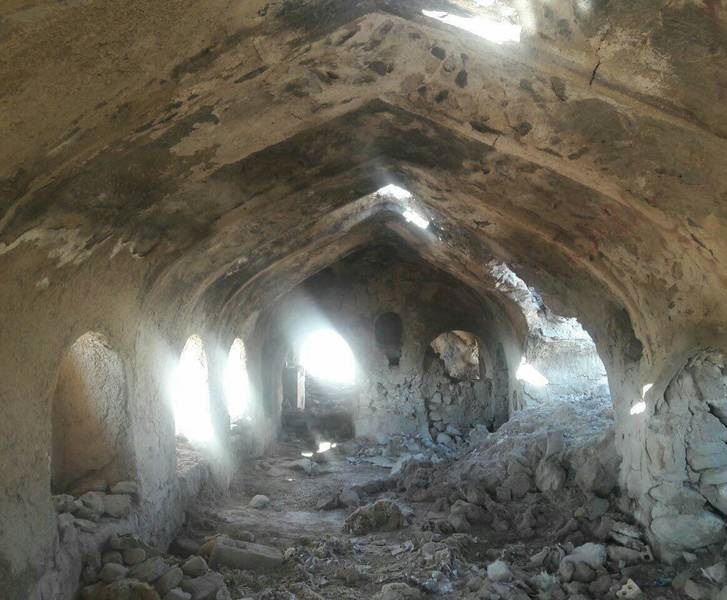 خسارت زلزله بر قلعه تاریخی دهلران +عکس