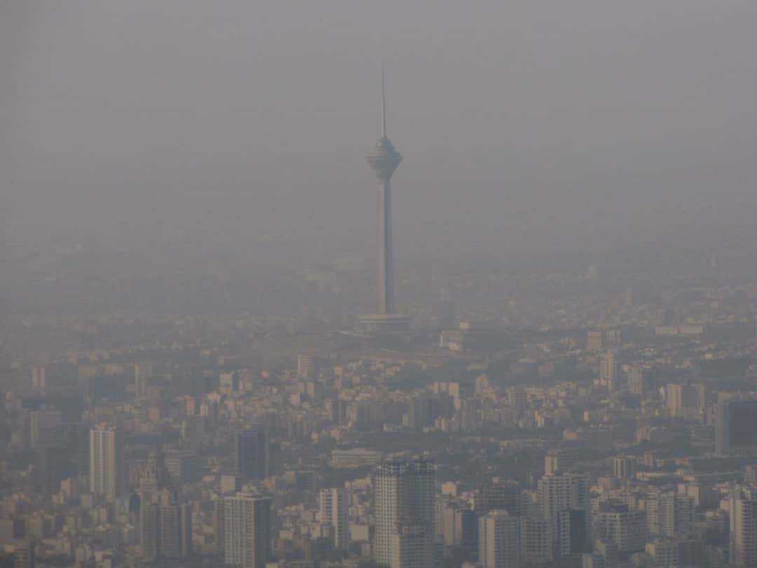  ازن هوای تهران را آلوده کرد