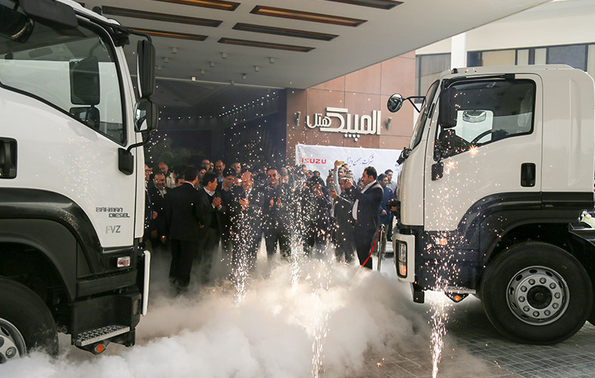 رونمایی از کامیون "FVZ ایسوزو" همزمان با سالگرد تولد گروه بهمن