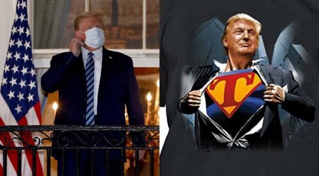 لحظه‌ای که ترامپ احساس کرد سوپرمن شده است!