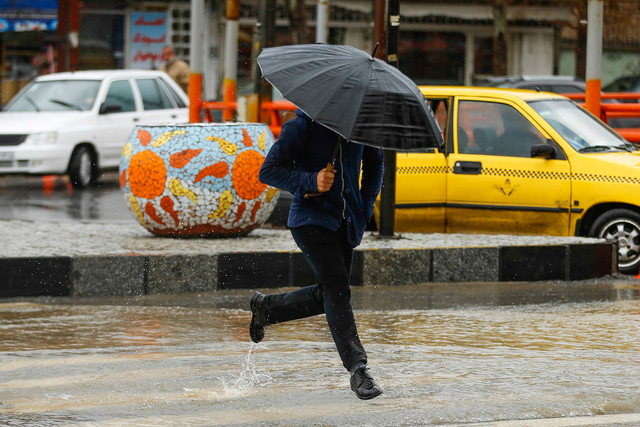 بارش باران در تهران از عصر امروز