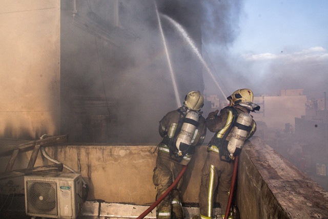 انفجار و آتش‌سوزی ساختمان‌مسکونی در همدان با ۸ کشته