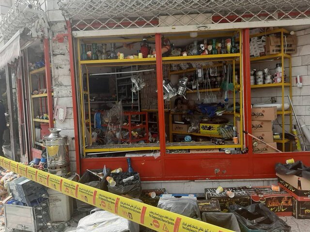 علت وقوع انفجار نارنجک در یک مغازه در نبرد جنوبی +عکس